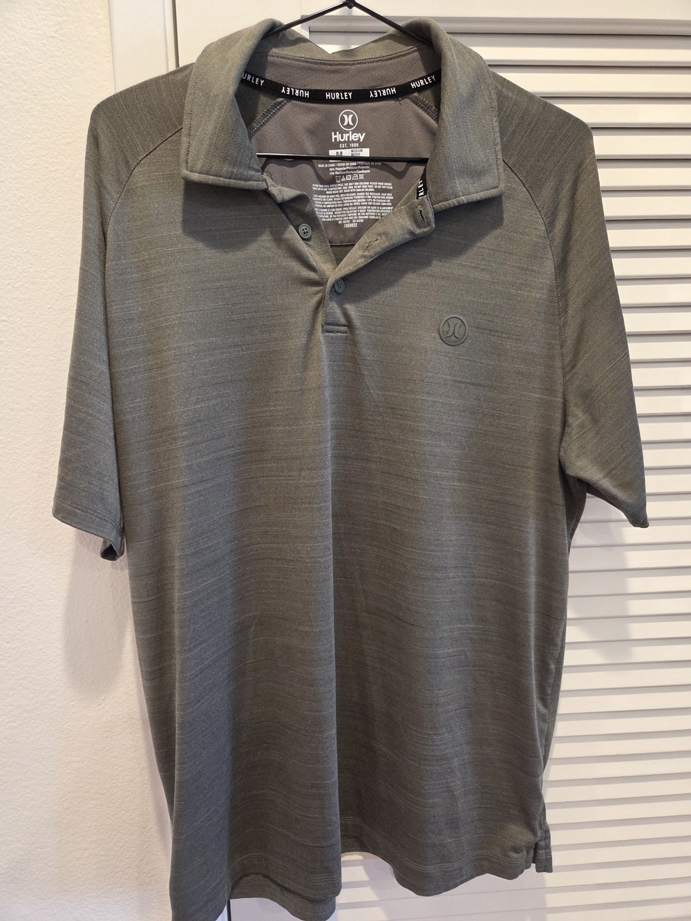 Hurley Men’s Olive Polo Performance Shirt